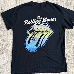 The Rolling Stones Black Cotton Tee